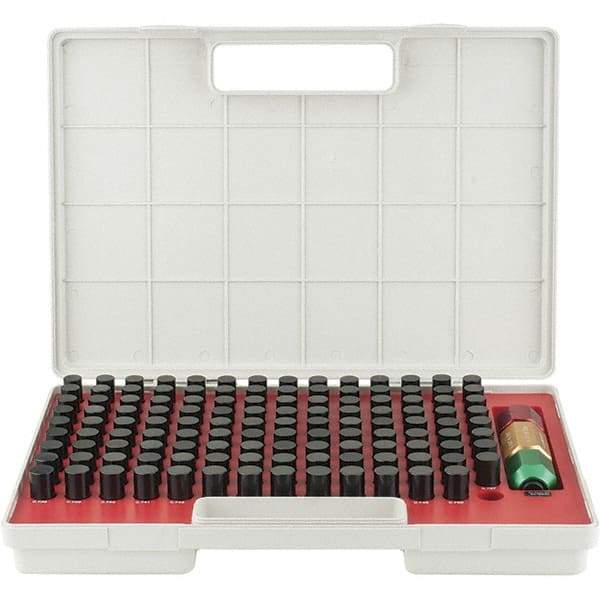 SPI - 125 Piece, 0.626-0.75 Inch Diameter Plug and Pin Gage Set - Minus 0.0002 Inch Tolerance, Class ZZ - USA Tool & Supply