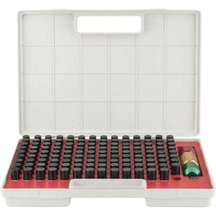 SPI - 125 Piece, 0.626-0.75 Inch Diameter Plug and Pin Gage Set - Minus 0.0002 Inch Tolerance, Class ZZ - USA Tool & Supply