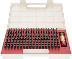 SPI - 250 Piece, 0.251-0.5 Inch Diameter Plug and Pin Gage Set - Minus 0.0002 Inch Tolerance, Class ZZ - USA Tool & Supply