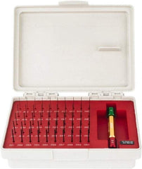 SPI - 50 Piece, 0.011-0.06 Inch Diameter Plug and Pin Gage Set - Minus 0.0002 Inch Tolerance, Class ZZ - USA Tool & Supply