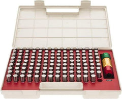 SPI - 125 Piece, 14-16.48mm Diameter Plug and Pin Gage Set - Plus 0.005mm Tolerance, Class ZZ - USA Tool & Supply