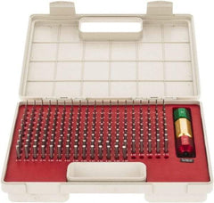 SPI - 185 Piece, 1.3-4.98mm Diameter Plug and Pin Gage Set - Plus 0.005mm Tolerance, Class ZZ - USA Tool & Supply
