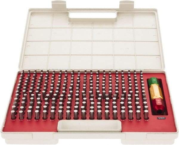SPI - 250 Piece, 5-9.98mm Diameter Plug and Pin Gage Set - Plus 0.005mm Tolerance, Class ZZ - USA Tool & Supply