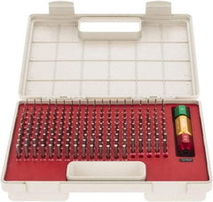 SPI - 185 Piece, 1.3-4.98mm Diameter Plug and Pin Gage Set - Minus 0.005mm Tolerance, Class ZZ - USA Tool & Supply