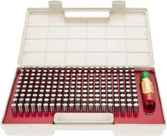 SPI - 200 Piece, 10-13.98mm Diameter Plug and Pin Gage Set - Minus 0.005mm Tolerance, Class ZZ - USA Tool & Supply