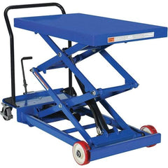 Vestil - 1,000 Lb Capacity Hydraulic Scissor Lift - 11" to 61" Lift Height, 24" Platform Length x 40" Platform Width - USA Tool & Supply