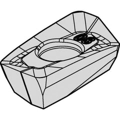 Kennametal - EC10 LD Grade KCSM40 Carbide Milling Insert - AlTiN/TiN Finish, 9/64" Thick - USA Tool & Supply