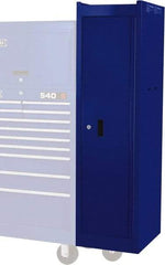 Proto - 4 Drawer Blue Locker Cabinet - 15" Wide x 58" High x 18" Deep, Use with Heavy-Duty Key Drawer Liner - USA Tool & Supply