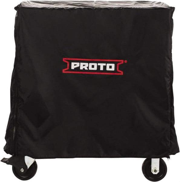 Proto - Tool Box Nylon Workstation Cover - 66" Wide x 27-3/4" High, Black, For J556646-12, J556646-11 - USA Tool & Supply