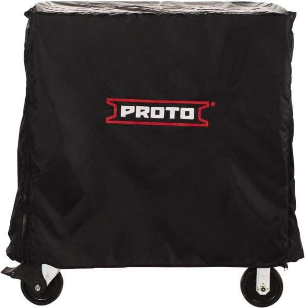 Proto - Tool Box Nylon Workstation Cover - 27" Wide x 42" High, Black, For J542742-11, J542742-8, J542742-7, J542742-4, J542742-12 - USA Tool & Supply