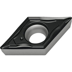 Walter - DCMT21.52 FM4 Grade WSM10S Carbide Turning Insert - 55° Diamond, 1/4" Inscr Circle, 3/32" Thick, 1/32" Corner Radius - USA Tool & Supply