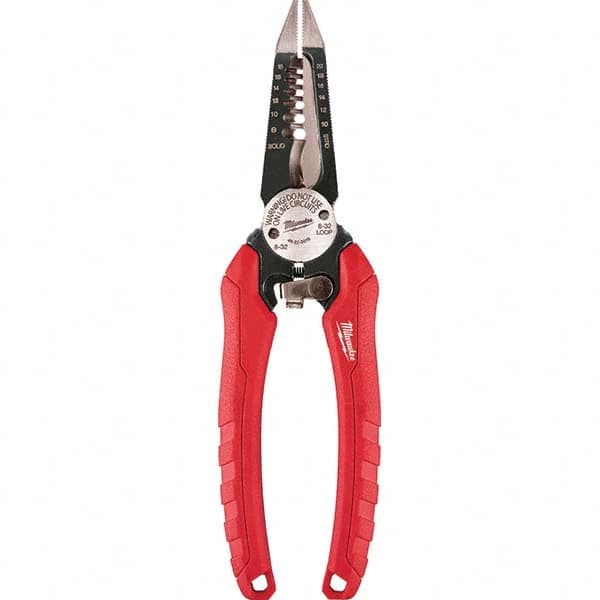 Milwaukee Tool - Wire & Cable Strippers Type: Wire Stripper/Cutter/Crimper Maximum Capacity: 18 AWG Solid, 20 AWG Stranded - USA Tool & Supply