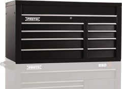 Proto - 8 Drawer Top Tool Chest - 50" Wide x 25-1/4" Deep x 27" High, Steel, Black - USA Tool & Supply