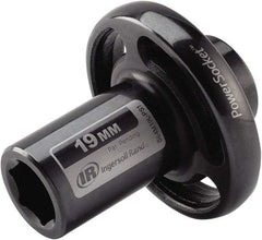 Ingersoll-Rand - 1/2" Drive 19mm Standard Impact Socket - 6 Points, 3-1/10" OAL - USA Tool & Supply