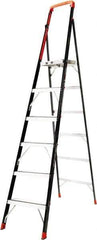 Little Giant Ladder - 6 Steps, 4' 3"' High, Type IAA Rating, Fiberglass Step Ladder - 375 Lb Load Capacity, 25" Base Width - USA Tool & Supply