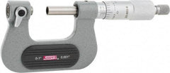 SPI - 0 to 1" Range, Mechanical Screw Thread Micrometer - Ratchet Stop Thimble, 0.001" Graduation, +/- 0.0002" Accuracy - USA Tool & Supply