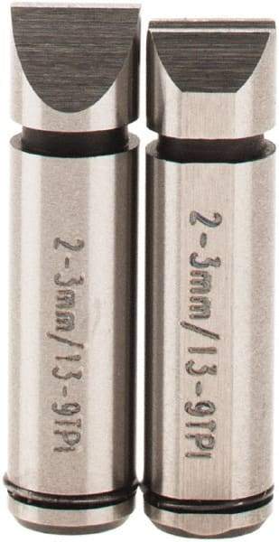 SPI - Micrometer Anvil - 2 to 3mm, Use with SPI Thread Micrometers - USA Tool & Supply