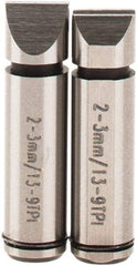 SPI - Micrometer Anvil - 2 to 3mm, Use with SPI Thread Micrometers - USA Tool & Supply