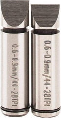 SPI - Micrometer Anvil - 1 to 0.9mm, Use with SPI Thread Micrometers - USA Tool & Supply