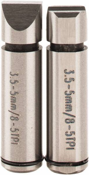 SPI - Micrometer Anvil - 4 to 5mm, Use with SPI Thread Micrometers - USA Tool & Supply