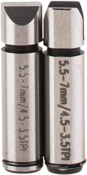SPI - Micrometer Anvil - 6 to 7mm, Use with SPI Thread Micrometers - USA Tool & Supply