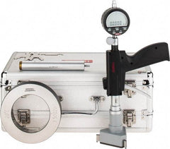 SPI - 3 to 3-1/2", 4.48" Deep, Pistol Grip Electronic Bore Gage - Up to 0.0002" Accuracy, 0.0001" Resolution, Includes Indicator - USA Tool & Supply