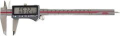 SPI - 0 to 8" Range 0.0005" Resolution, IP54 Electronic Caliper - Stainless Steel with 2" Stainless Steel Jaws, 0.001" Accuracy, Wireless Output - USA Tool & Supply