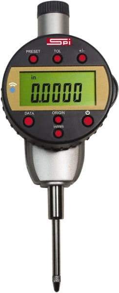 SPI - 0 to 1" Range, 0.0005" Graduation, Electronic Drop Inidicator - 0.0005" Accuracy - USA Tool & Supply