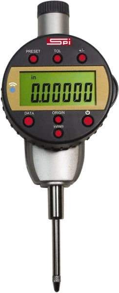 SPI - 0 to 1" Range, 0.00005" Graduation, Electronic Drop Inidicator - 0.00016" Accuracy - USA Tool & Supply