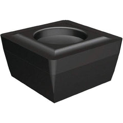 Kennametal - SP..X..070304 Grade KCU40 Carbide Indexable Drill Insert - TiAlN Finish, Square, 2.85mm Inscribed Circle - USA Tool & Supply