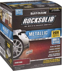 Rust-Oleum - 70 oz Gloss Cherry Floor Coating - Low Odor - USA Tool & Supply