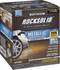 Rust-Oleum - 70 oz Gloss Brown Floor Coating - Low Odor - USA Tool & Supply