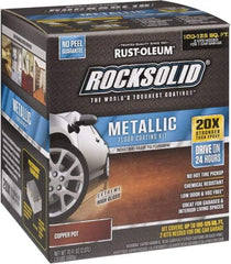 Rust-Oleum - 70 oz Gloss Copper Floor Coating - Low Odor - USA Tool & Supply