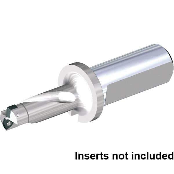 Kennametal - 53mm Max Drill Depth, 2xD, 26.5mm Diam, Indexable Insert Drill - 2 Inserts, 32mm Shank Diam, Straight Shank - USA Tool & Supply