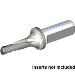 Kennametal - 43.5mm Max Drill Depth, 3xD, 14.5mm Diam, Indexable Insert Drill - 2 Inserts, 20mm Shank Diam, Straight Shank - USA Tool & Supply