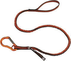 Ergodyne - 38" Tool Lanyard - Carabiner Connection, 60" Extended Length, Gray - USA Tool & Supply