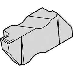 Kennametal - 3NG K Grade KCP10B, 2.75mm Cutting Width Carbide Grooving Insert - 3.8mm Max Depth of Cut, Left Hand, 0.19mm Corner Radius, TiOCN Finish - USA Tool & Supply