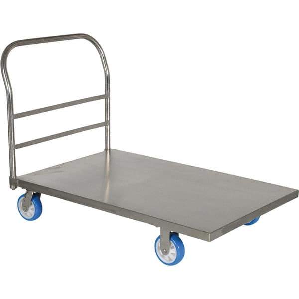 Vestil - 2,000 Lb Capacity Steel Platform Truck - 30" OAW - USA Tool & Supply