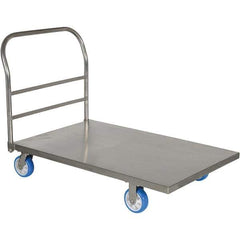 Vestil - 2,000 Lb Capacity Steel Platform Truck - 30" OAW - USA Tool & Supply