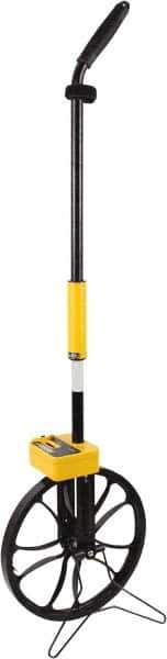 Johnson Level & Tool - 99,999' Counter Limit, 3-1/2' OAL, Measuring Wheel - Measures in Feet - USA Tool & Supply