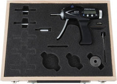 Fowler - 6 to 10mm, 58mm Deep, Pistol Grip Electronic Bore Gage - Up to 0.004mm Accuracy, 0.001mm Resolution, Data Output - USA Tool & Supply
