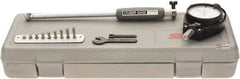 SPI - 10 Anvil, 0.7 to 1-1/2" Dial Bore Gage - 0.0001" Graduation, 6" Gage Depth, Accurate to 0.0003", Carbide Ball - USA Tool & Supply