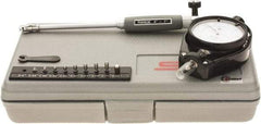 SPI - 9 Anvil, 0.4 to 0.7" Dial Bore Gage - 0.0001" Graduation, 4" Gage Depth, Accurate to 0.0003", Carbide Ball - USA Tool & Supply