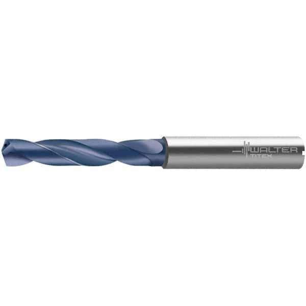 Walter-Titex - 14.1mm 140° Solid Carbide Screw Machine Drill Bit - Right Hand Cut, 65mm Flute Length, 115mm OAL, Through Coolant - USA Tool & Supply