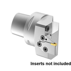 Kennametal - EG-P-GUP, EG-U-GUN, EG-U-GUP, ER-P-GUP, ER-U-GUN, ER-U-GUP Insert, 2-1/2" Head Length, Modular Grooving Blade Holder Head - Left Hand Cut, System Size PSC40, Through Coolant, Series Beyond Evolution - USA Tool & Supply