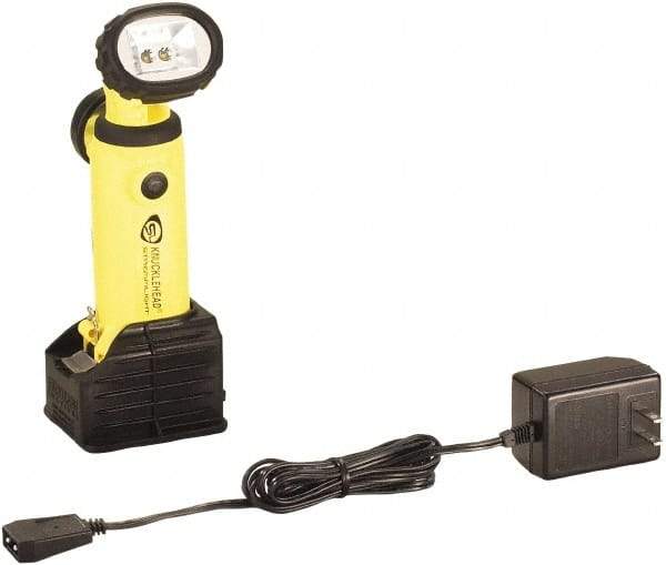Streamlight - White LED Bulb, 200 Lumens, Industrial/Tactical Flashlight - Orange Plastic Body, 1 4.8 V\xB6Sub-C NiCad Battery Included - USA Tool & Supply