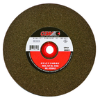 10 x 2 x 1-1/4" - Aluminum Oxide / 54 Type 1 - Bench & Pedestal Wheel - USA Tool & Supply