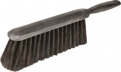 Harper Brush - 14" OAL, Horsehair & Nylon Counter Brush - 2-1/4" Bristle Length, 8" Long x 1-3/4" Wide Head, Straight Foam Handle, Black - USA Tool & Supply