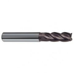 3mm Dia. - 57mm OAL - 4 FL Variable Helix Nano-A Carbide End Mill - USA Tool & Supply