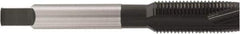 Accupro - #10-32, 3 Flute, Oxide Finish, Vanadium High Speed Steel Spiral Point Tap - Plug Chamfer, Right Hand Thread, 2-3/8" OAL, 0.63" Thread Length, 0.194" Shank Diam, 2/3B Class of Fit - Exact Industrial Supply